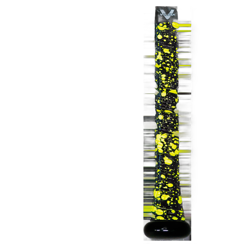 VULCAN BASEBALL Bat Grips - Optic Yellow Splatter in Yellow Splatter