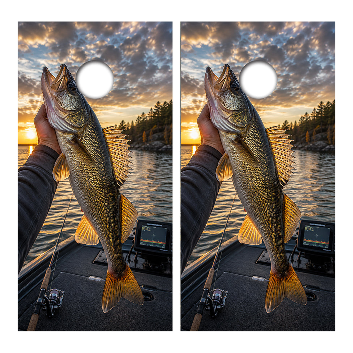 Walleye Fishing Cornhole Design - Corn5066 - Great Call Athletics