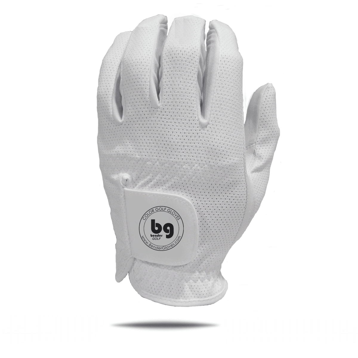 White Mesh Golf Glove