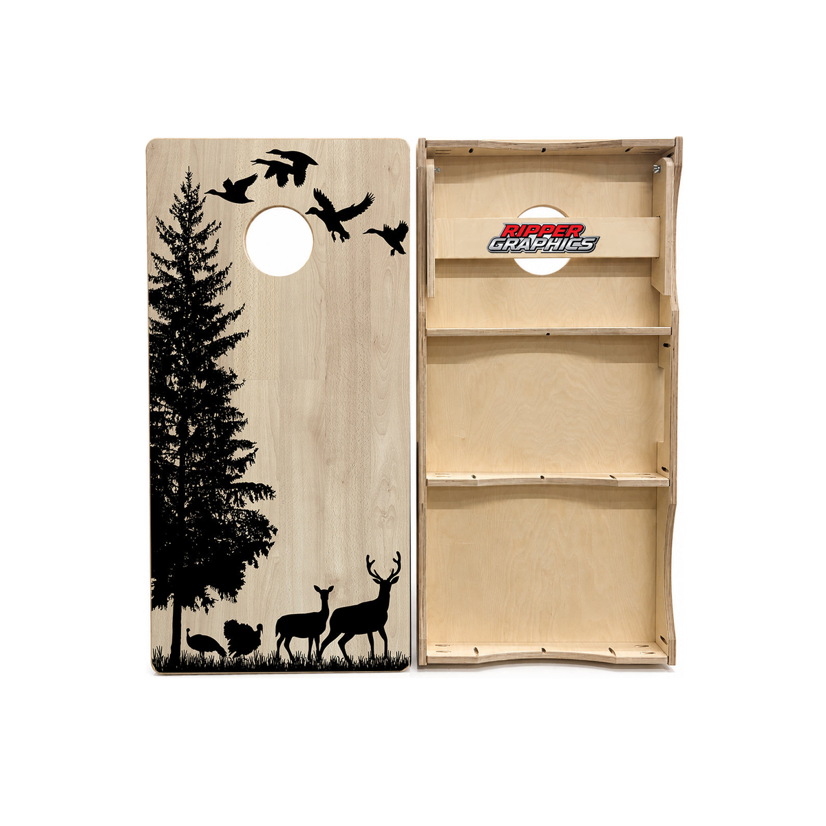 Wildlife Hunting Cornhole Design product photo