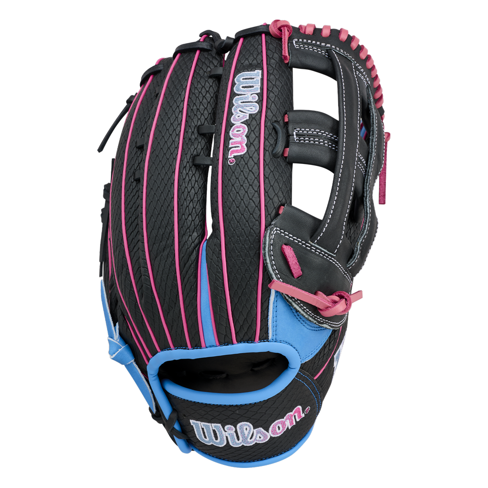 Wilson A1000 Leadoff Softball Gloves and Mitts in Tubbs - 13" - back view