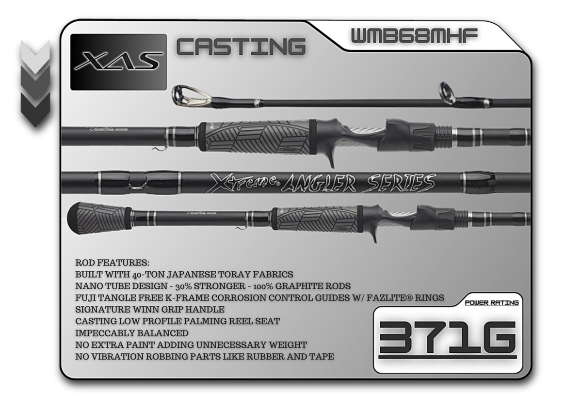 WMB68MHF 6'8" Med-Heavy Fast - Legacy Brand Logo