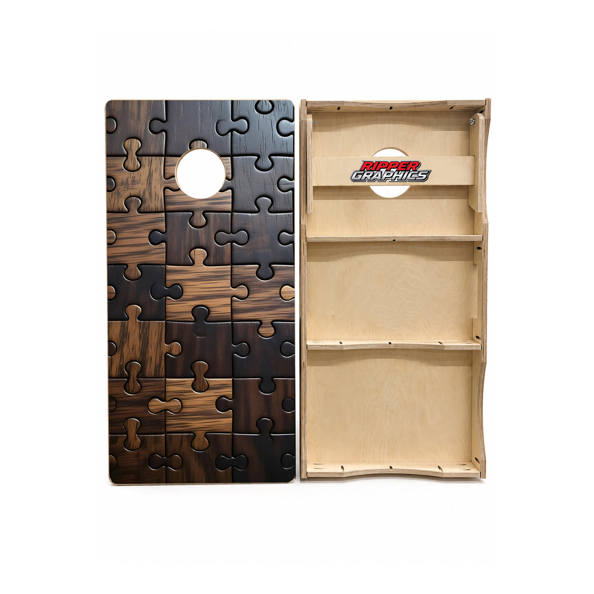 Wooden Cornhole Puzzle Cornhole Design - CH5089 - Great Call Athletics