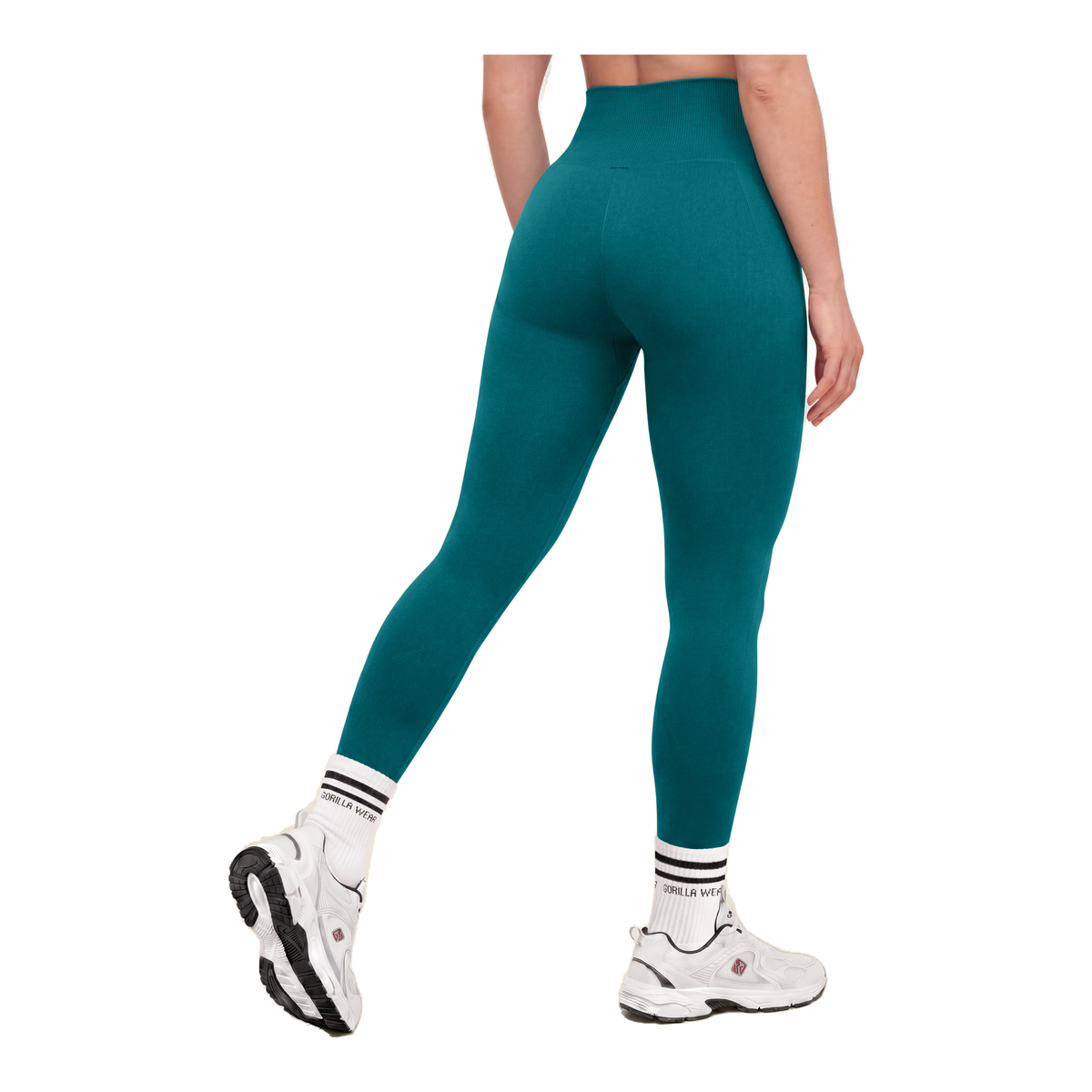 Yava Seamless Leggings - Green product photo