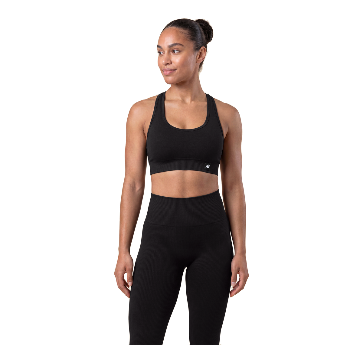 Yava Seamless Sports Bra - Black product photo