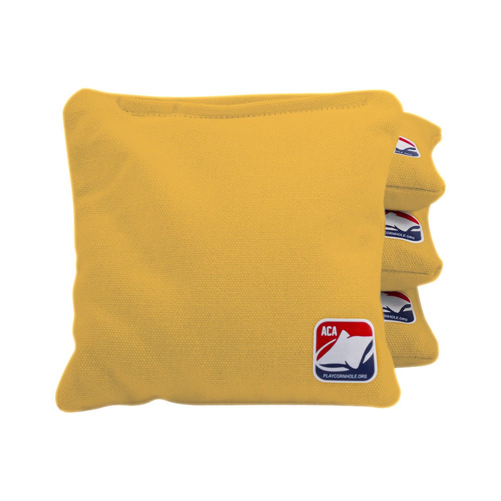 ACA Daily 66x 6-Inch Cornhole Bags, Set of 4 - Yellow