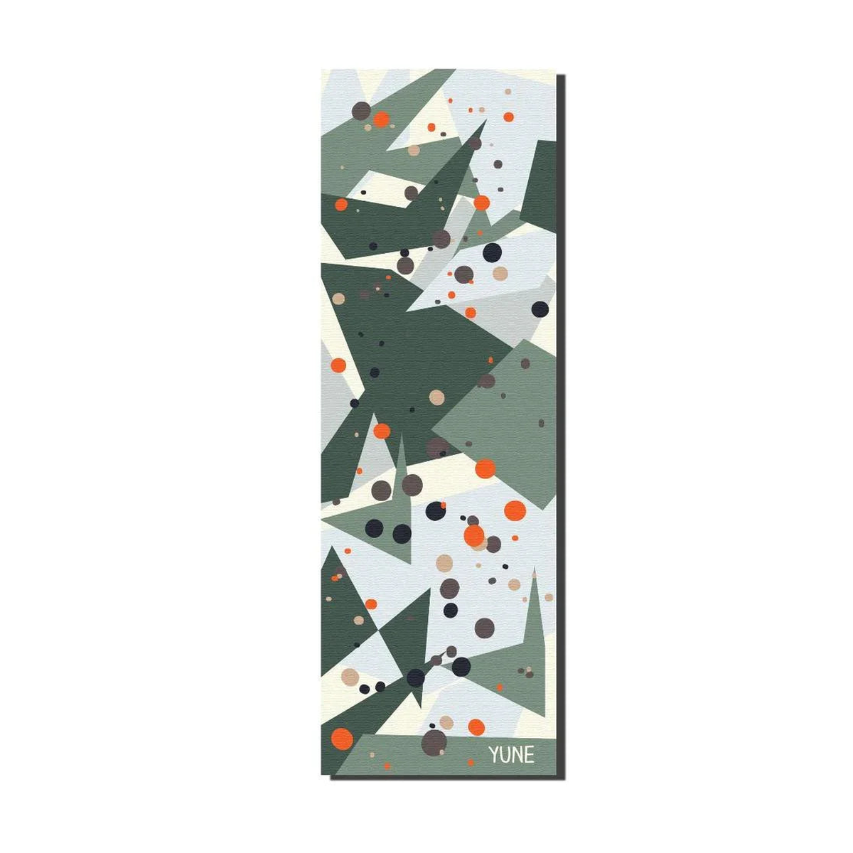 Yoga Mat | 6mm Thick | Green | Non-Slip | Eco Friendly | Yune Yoga | Basalt product photo