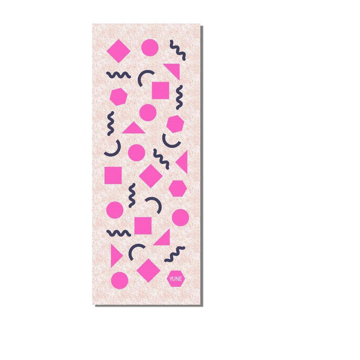 Yoga Mat | 6mm Thick | Pink | Non-Slip | Eco Friendly | Yune Yoga | Titania product photo