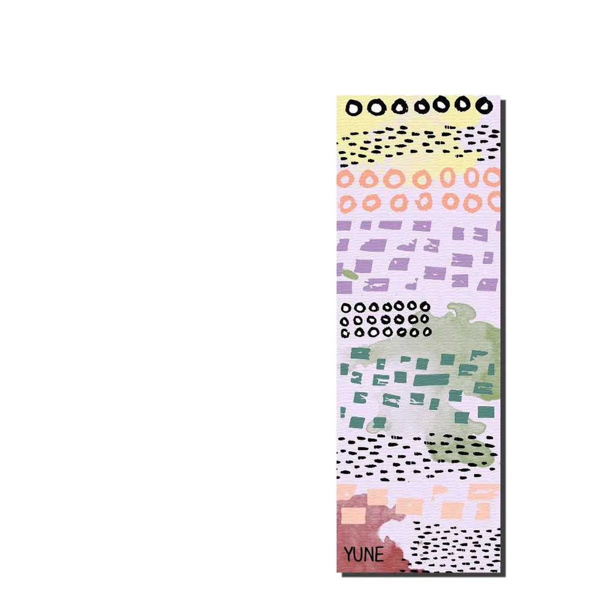 Yoga Mat | 6mm Thick | Purple | Non-Slip | Eco Friendly | Yune Yoga | Oak product photo