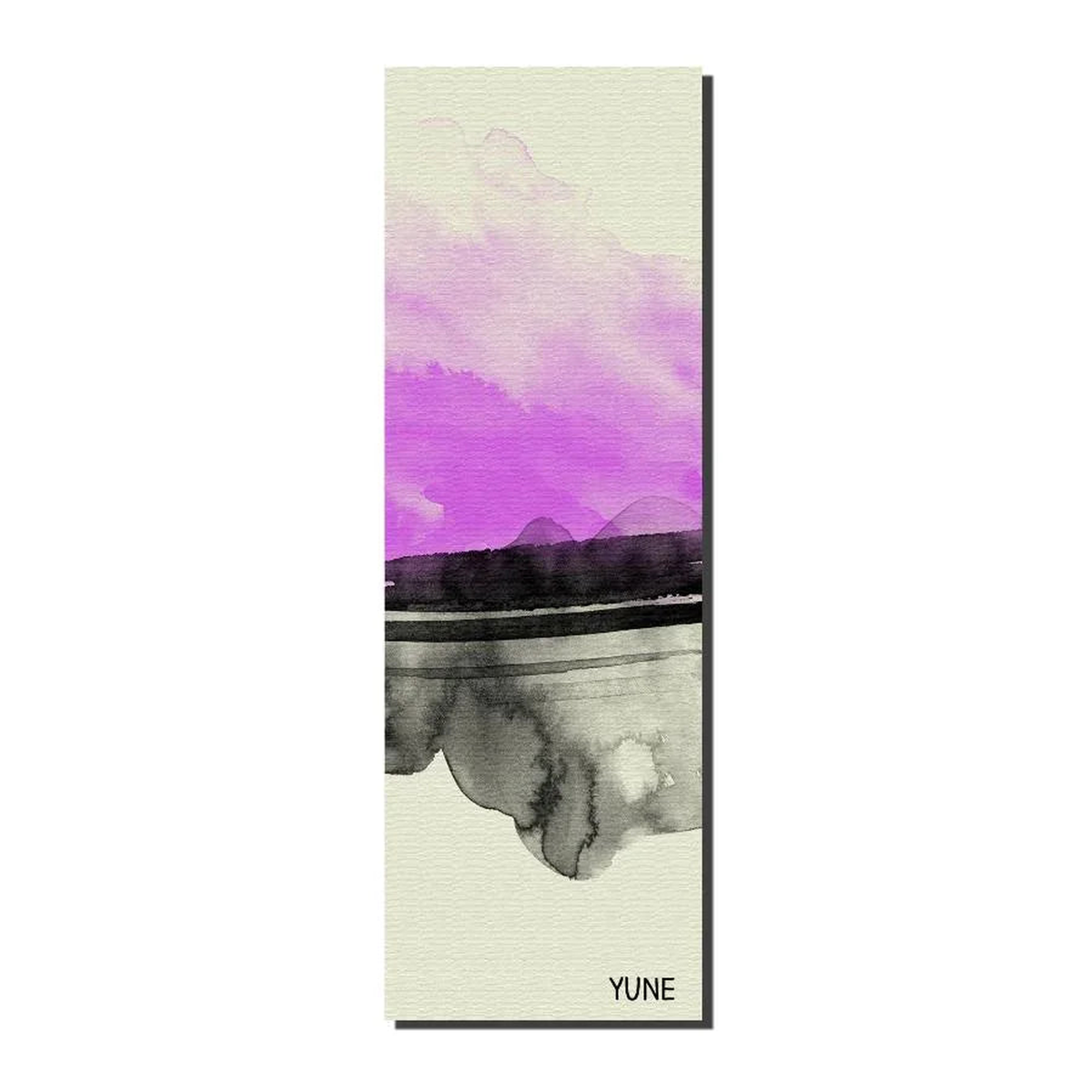 Yoga Mat | 6mm Thick | Purple | Non-Slip | Eco Friendly | Yune Yoga | Spruce product photo