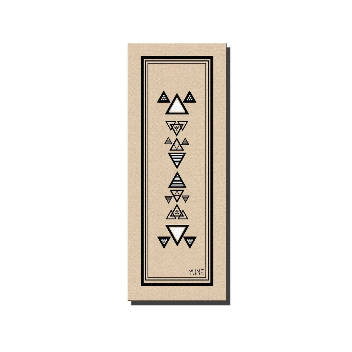 Yoga Mat | 6mm Thick | Striped | Non-Slip | Eco Friendly | Yune Yoga | Mariah product photo