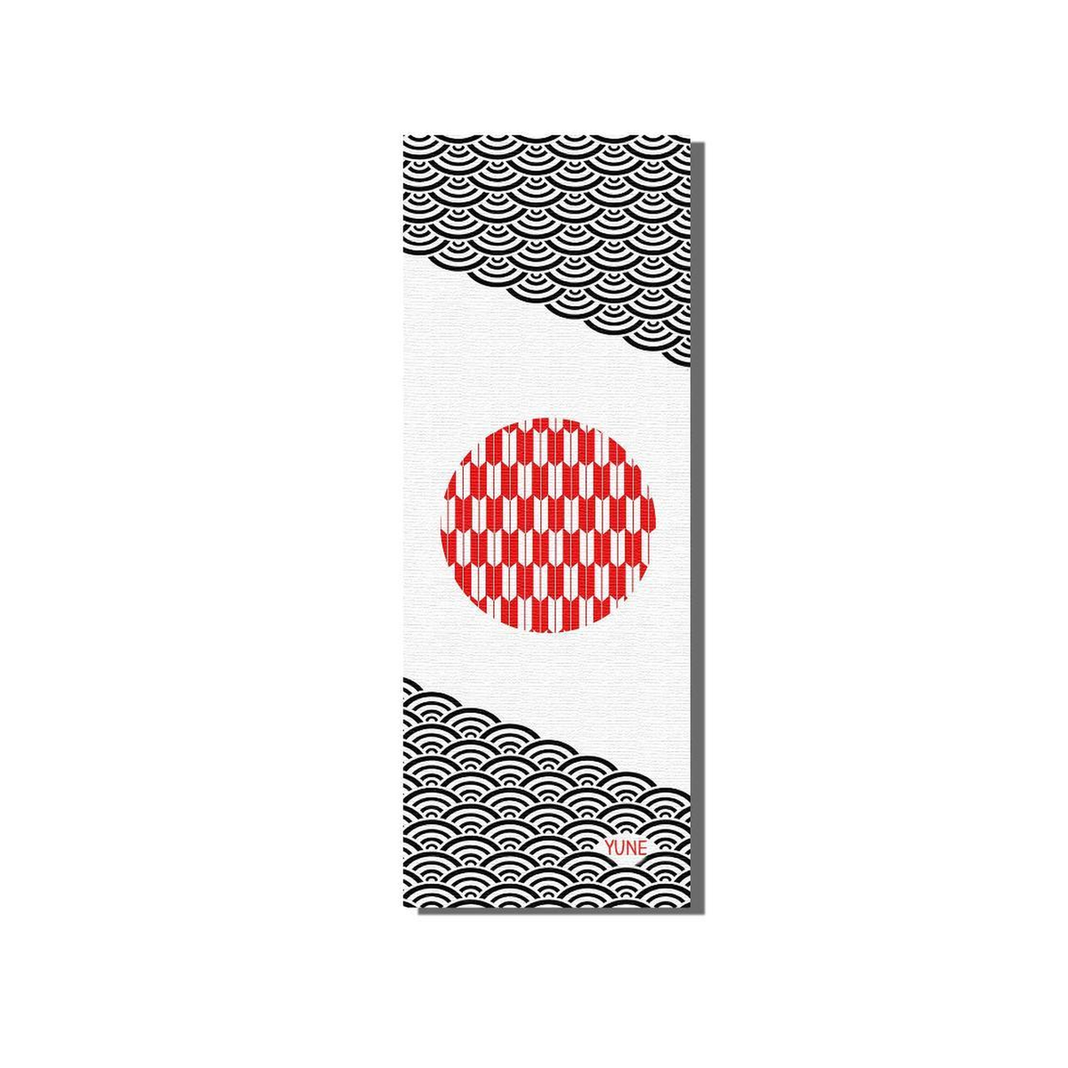 Yoga Mat | 6mm Thick | White Black | Non-Slip | Eco Friendly | Yune Yoga | Toru product photo