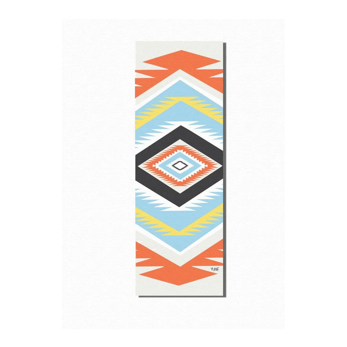 Yoga Mat, 6mm Thick, White, Non-Slip, Eco Friendly, Yune Yoga, Juliet product photo
