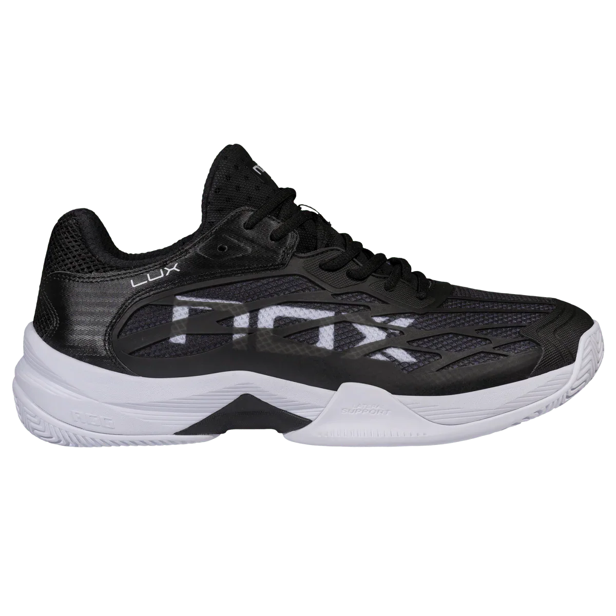 NOX AT10 LUX 2 Padel Shoes, Black - Side View