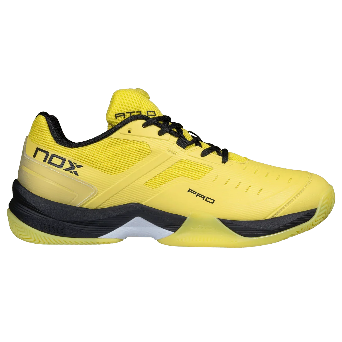 NOX AT10 PRO Padel Shoes, Summer Yellow - Side View