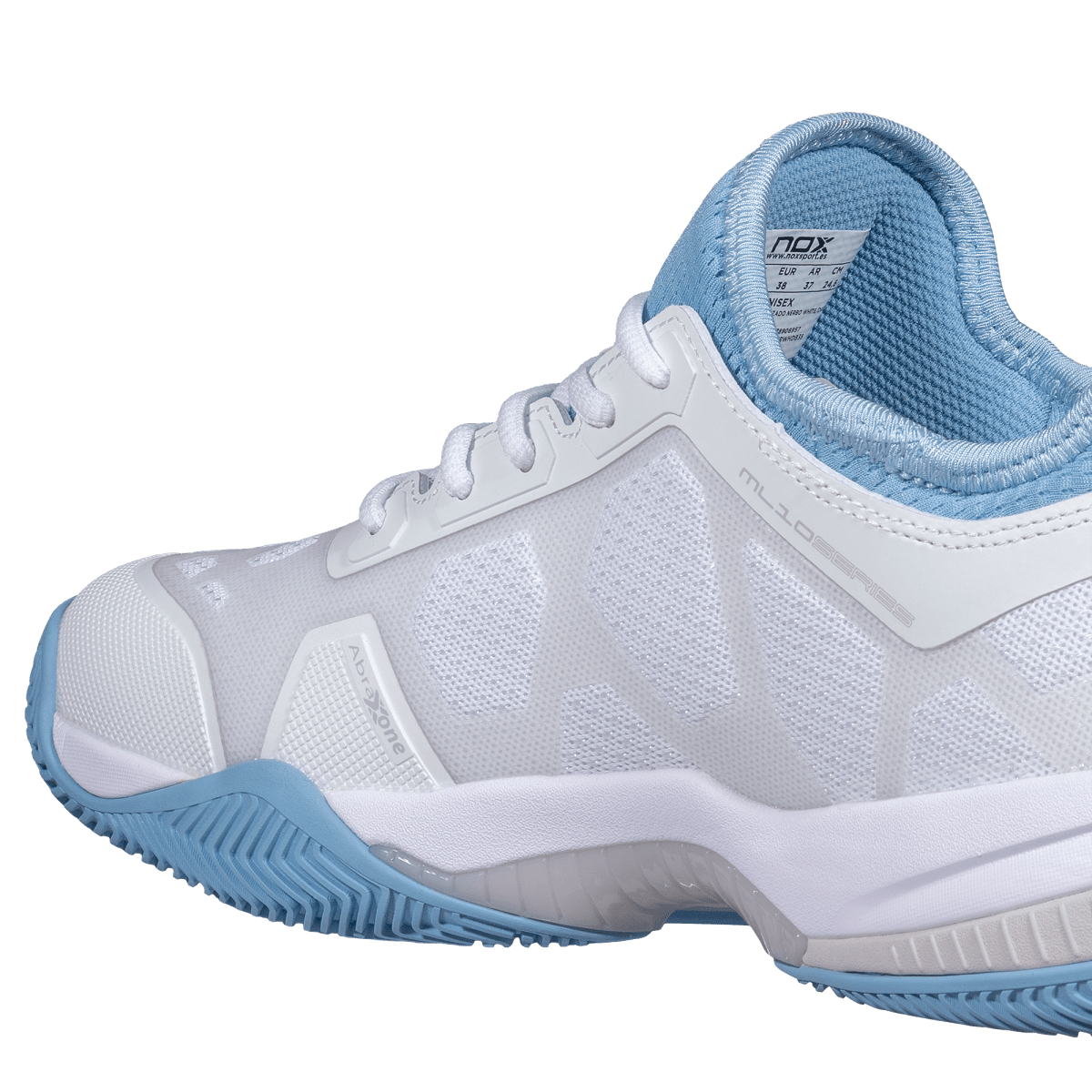 NOX NERBO Padel Shoes, Sunset Blue - Alternate View 9