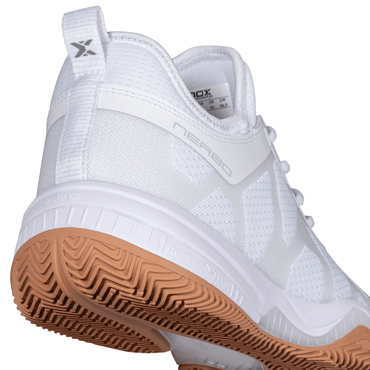 NOX NERBO Padel Shoes, White - Alternate View 3