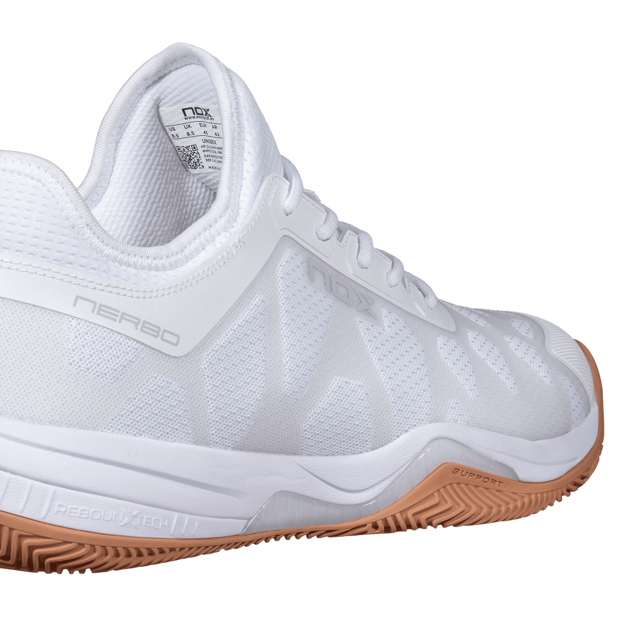 NOX NERBO Padel Shoes, White - Alternate View 5