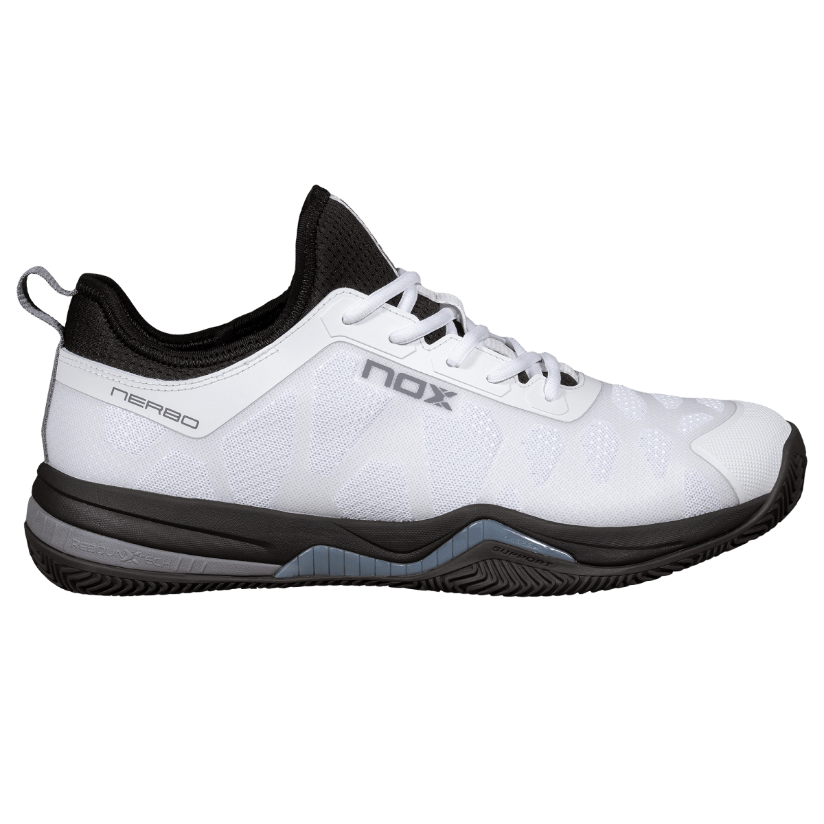 NOX NERBO Padel Shoes, Raven - Side View