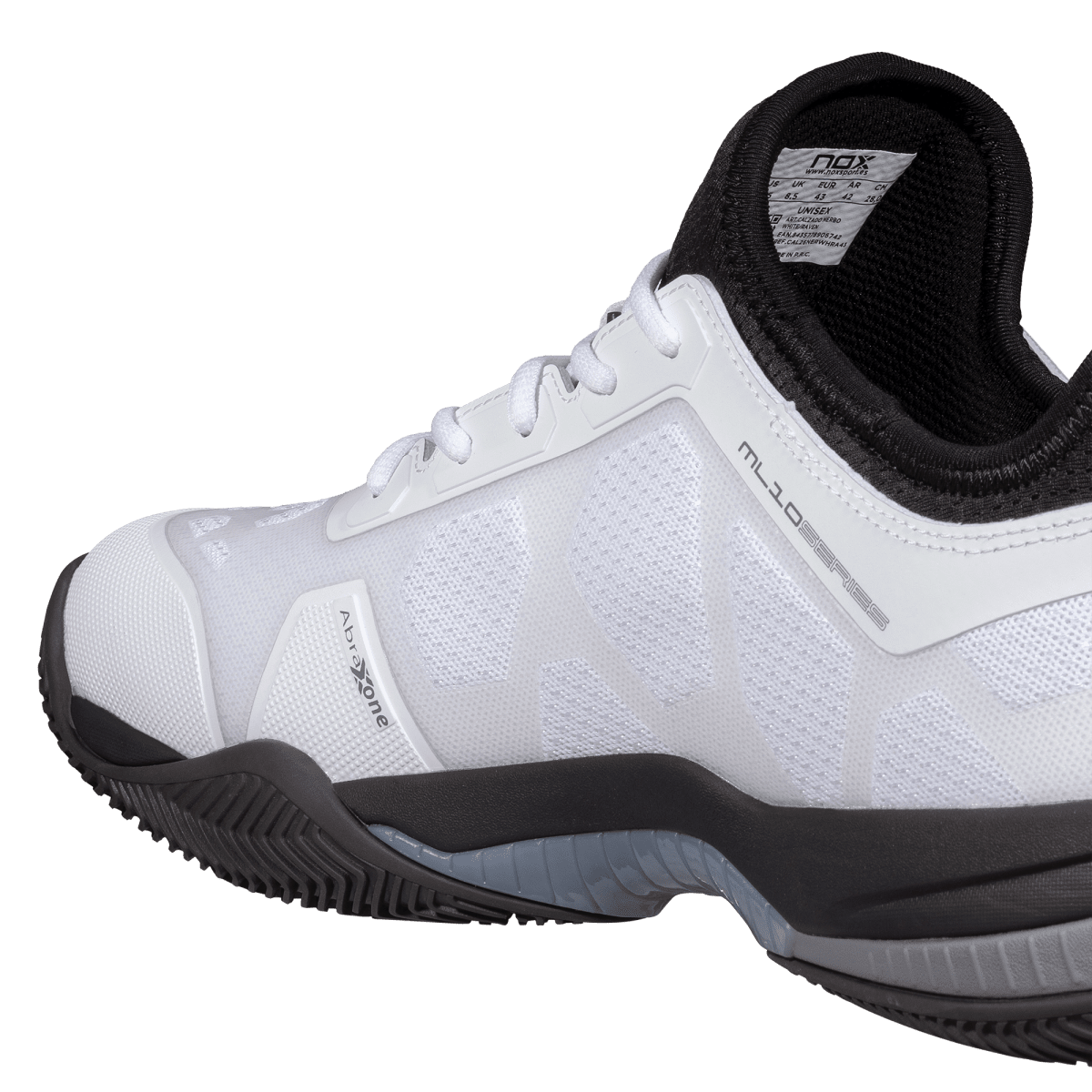 NOX NERBO Padel Shoes, Raven - Alternate View 4