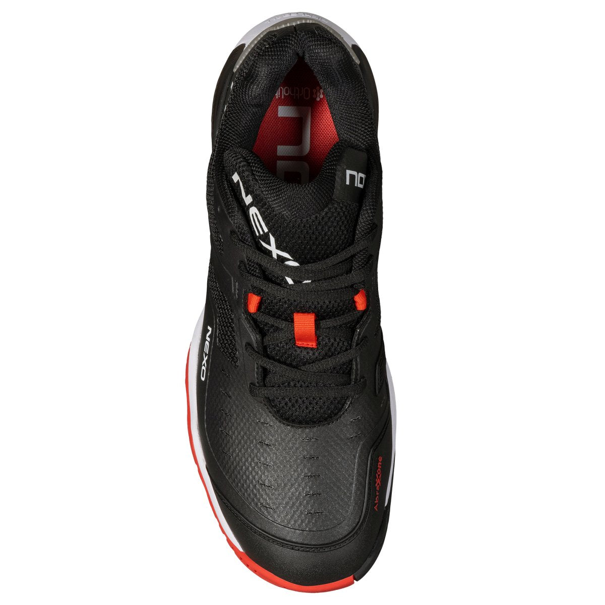NOX LUX NEXO 1 Pickleball Shoes, Black/Lava Red - Alternate View 3