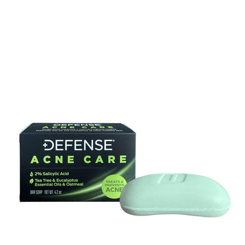 DEFENSE | Acne Care Medicated Bar Soap | Tea Tree Oil | Registered - Great Call Athletics