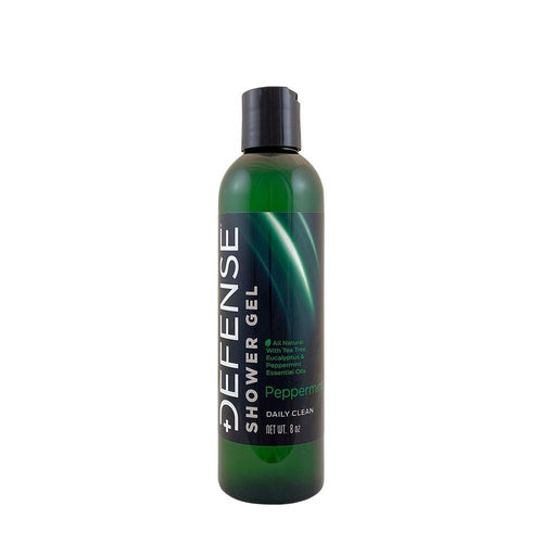 Defense Soap | Shower Gel | Antimicrobial Therapeutic | 8 oz | Peppermint - Great Call Athletics