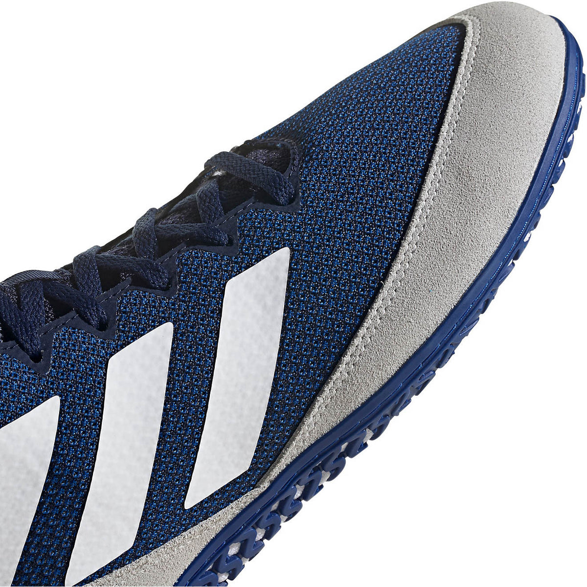 Adidas | FZ5384 | Mat Wizard 5 | Navy/Grey/White Wrestling Shoes