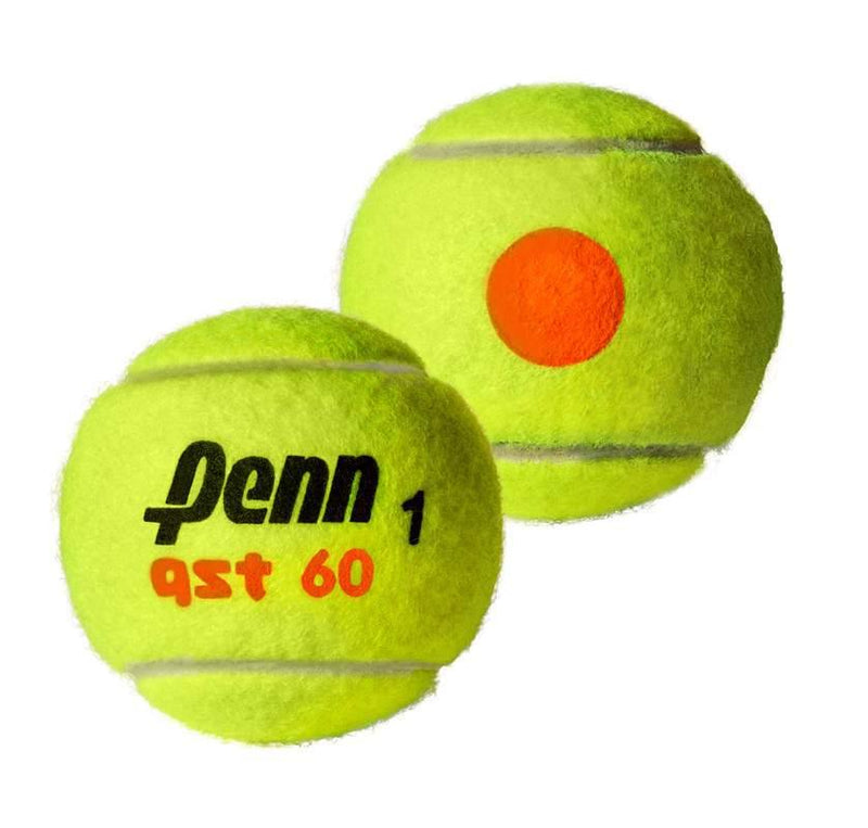 Penn | 521929 | QST 60 Orange Dot Tennis Balls | Youth - Great Call Athletics