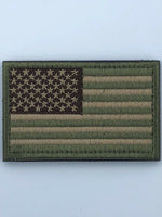 USA American Flag Patch 2" x 3" Hook & Loop Military Tactical | Choice of Flag