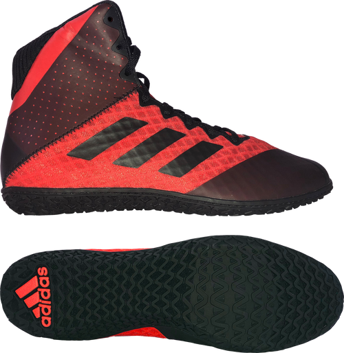 Adidas | BC0532 | Mat Wizard 4 | Red & Black Wrestling Shoes - Great Call Athletics