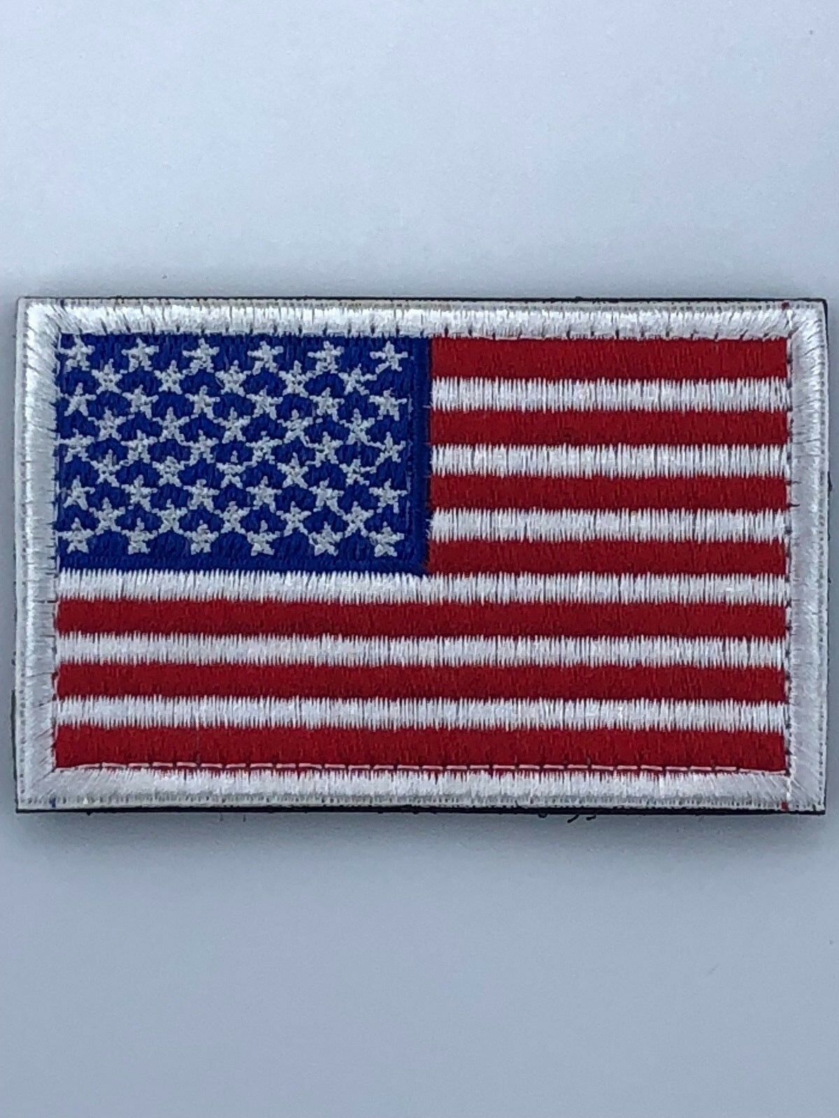 2x3 REVERSE USA flag patch for Tactical Cap