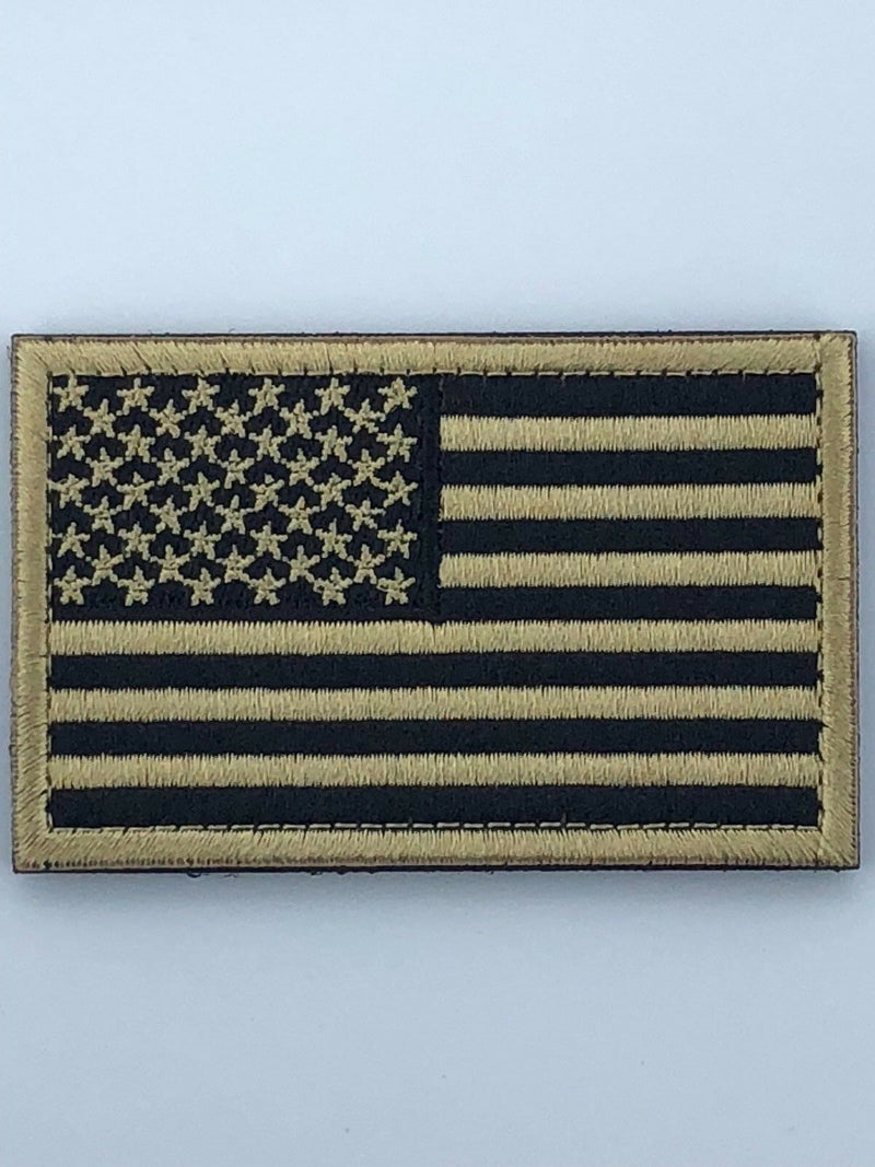 USA American Flag Patch 2" x 3" Hook & Loop Military Tactical | Choice of Flag