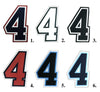 Smitty | 4"  Umpire Numbers | 0-9 | Iron On Or Sew On for Athletic Shirts - Great Call Athletics