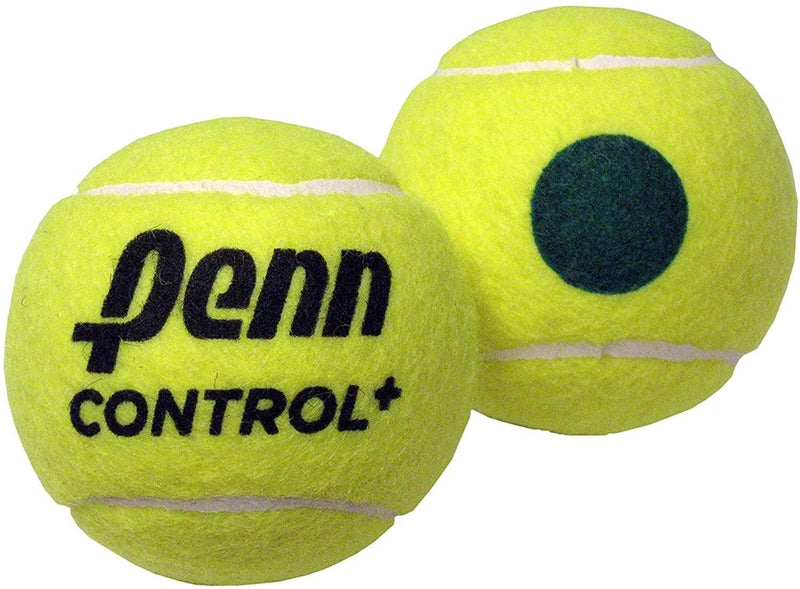 Penn | 521930 | Control Plus Youth Green Felt Tennis Balls | 12 Ball Polybag - Great Call Athletics