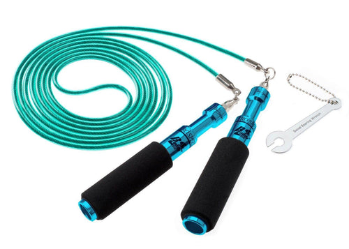 Buddy Lee | Limited Edition | Aero Speed Jump Rope w/ Green Hornet Cable | Blue - Great Call Athletics