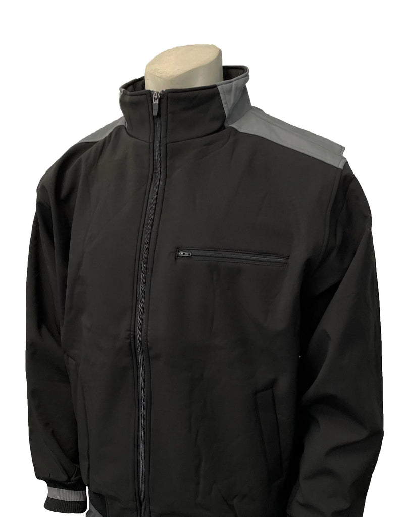 Smitty | BBS-341 | MLB Style Thermal Fleece Umpire Jacket | Black Major League