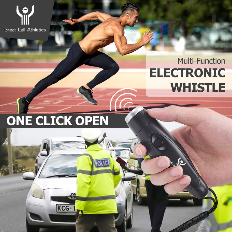 Great Call Athletics | Electronic Whistle | Black