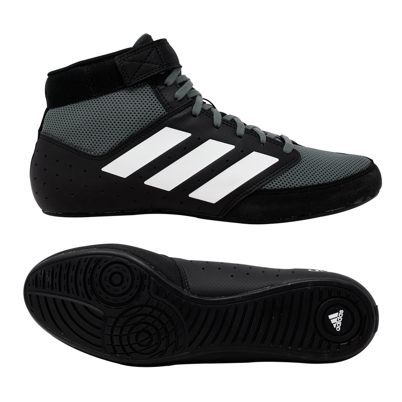 Adidas | FZ2591 | Mat Hog 2.0 | Black/Onyx/White Wrestling Shoes