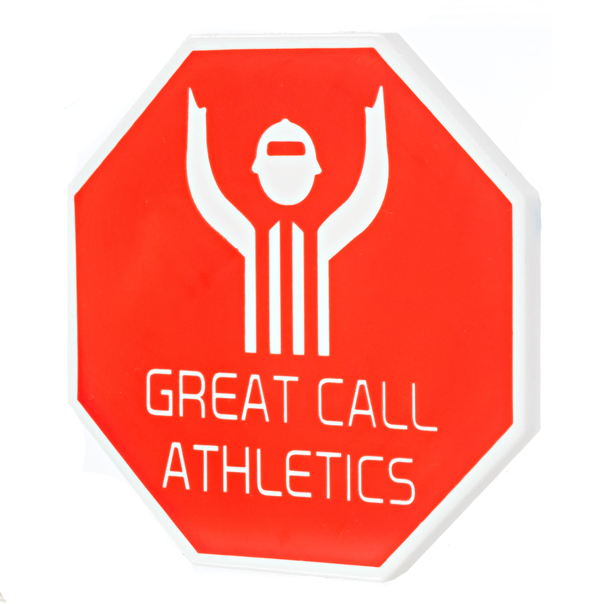 Gran Convocatoria Atletismo | Disco plegable de doble cara, rojo y verde, flexible 