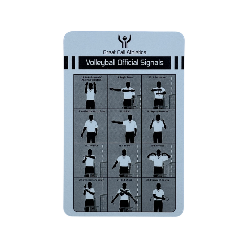 Great Call Athletics | Volleyball Signal Card