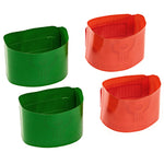 Great Call Athletics | GCA-AB | Wrestling Tournament Ankle Bands | 2 Red & 2 Green Set