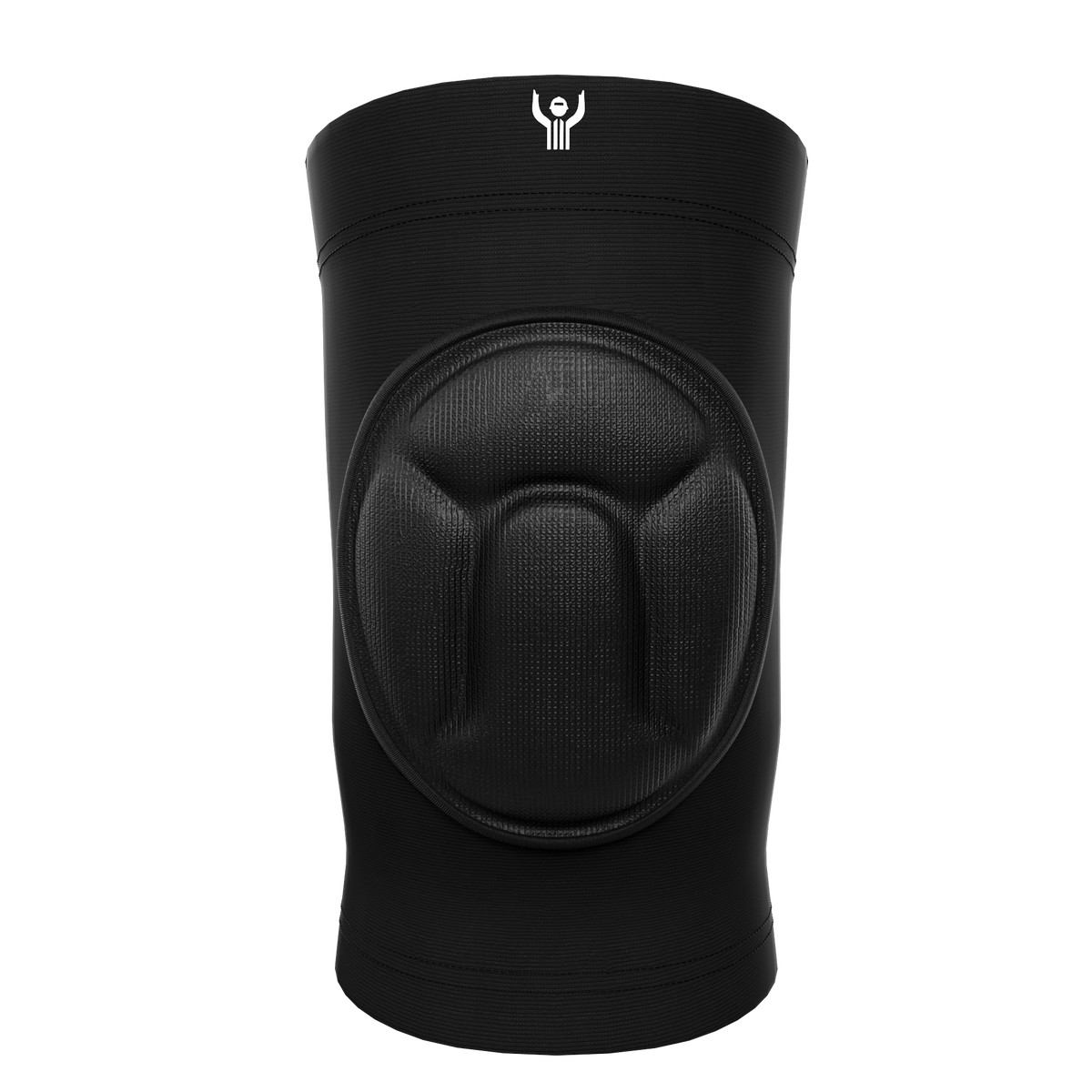 Side view of Wrestling Knee Pad Color Black Athletic Fit