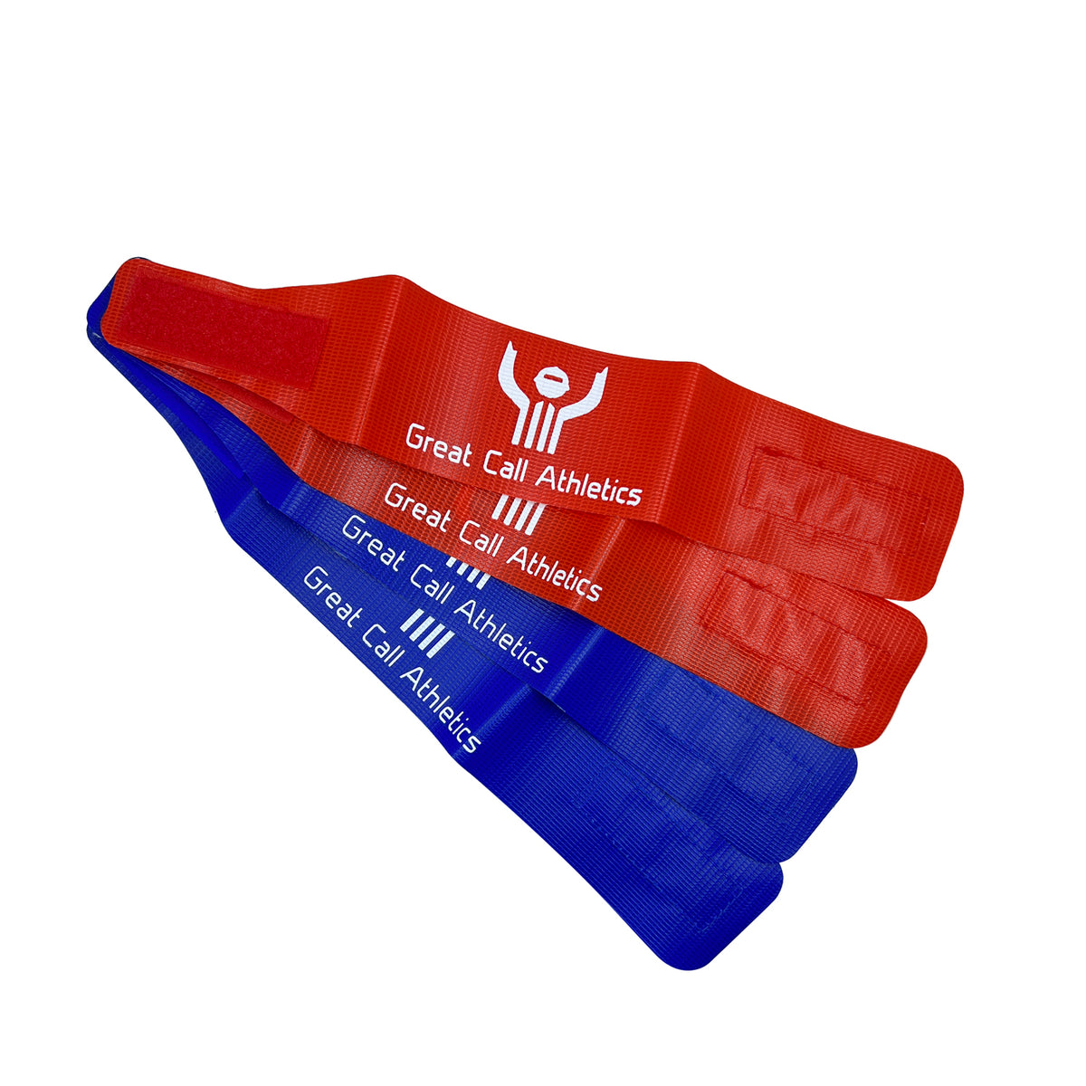 Great Call Athletics | GCA-FAB | Wrestling Freestyle Ankle Bands | 2 Red & 2 Blue Set