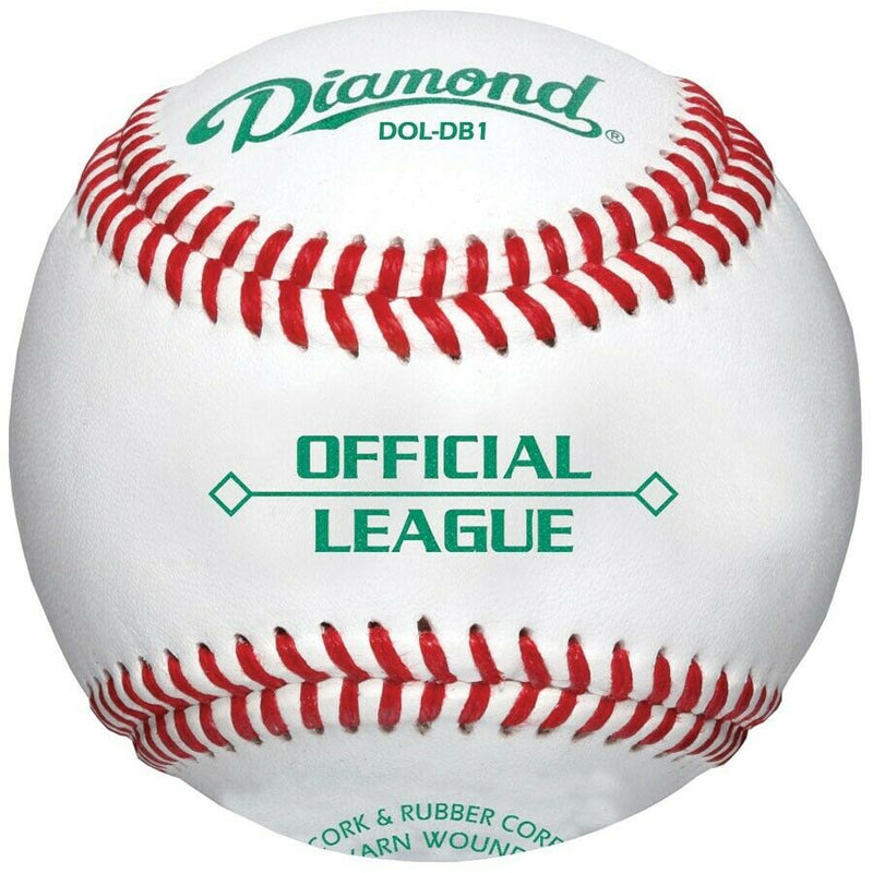 Diamond Sports | DOL-DB1 | Duracover Official League Baseballs | 1 Dozen Balls