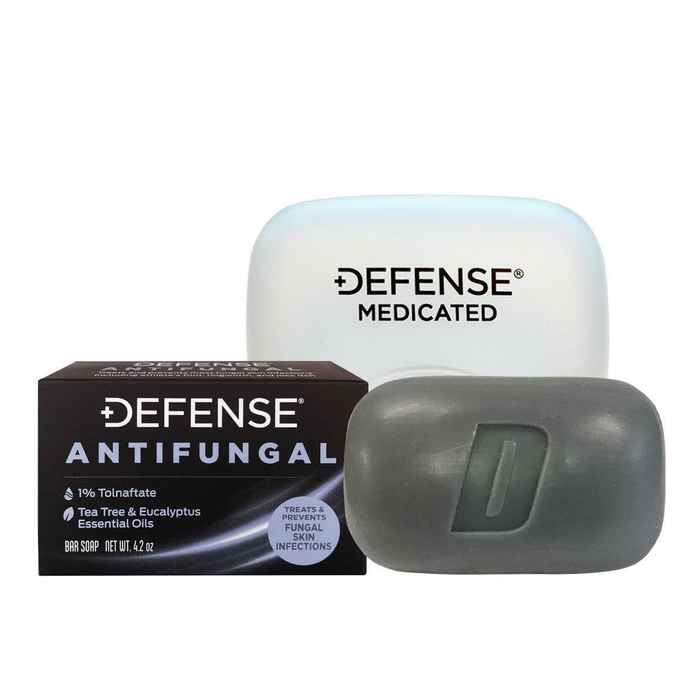 Defense Soap | Antifungal Medicated Bar Soap | FREE Soap Dish | FDA Approved! - Great Call Athletics