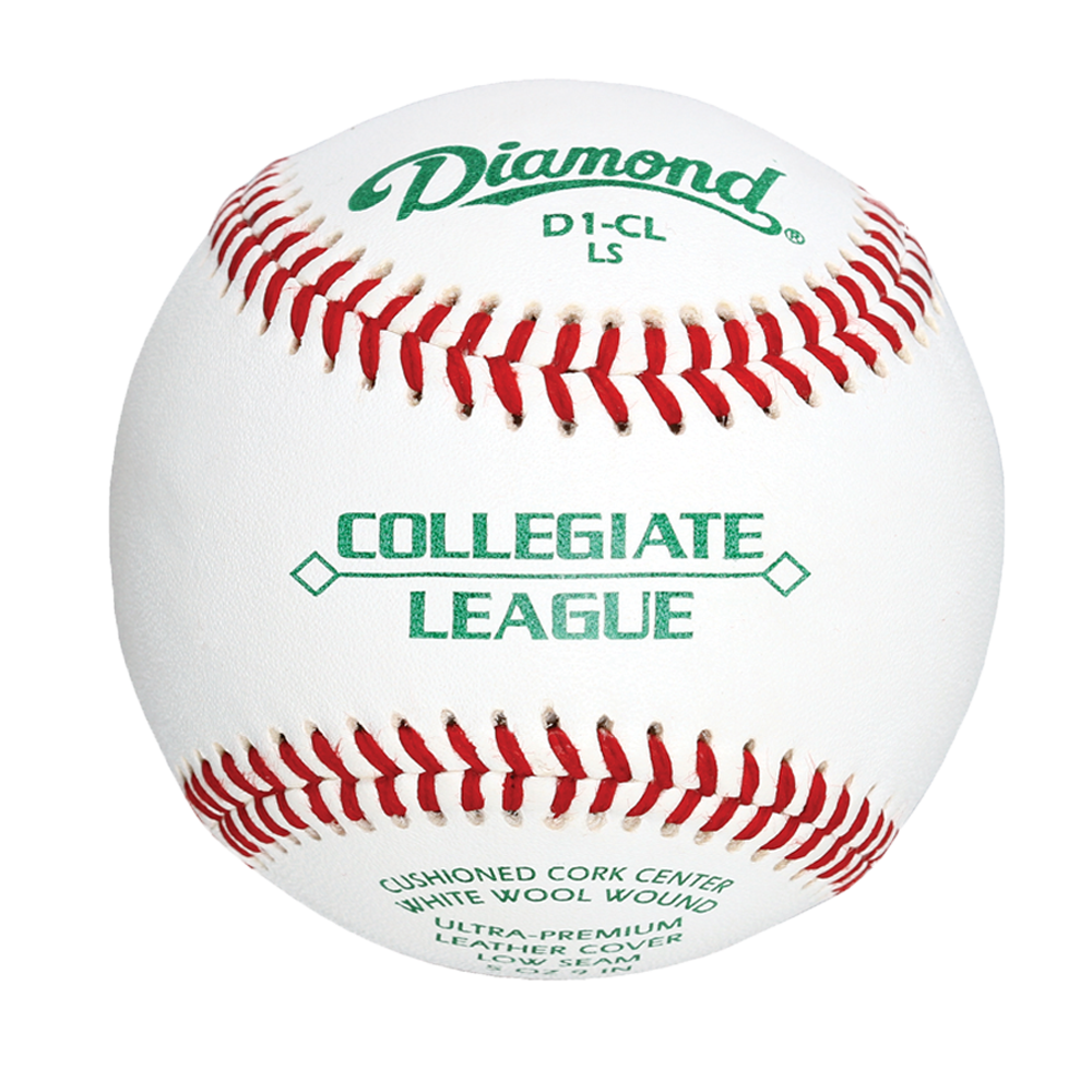 Deportes Diamante | D1-CL LS | Pelotas de béisbol para adultos universitarias definitivas | 1 docena de bolas