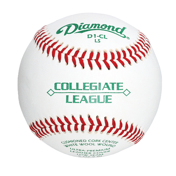 Diamond Sports | D1-CL LS | Ultimate College Adult Baseballs | 1 Dozen Balls