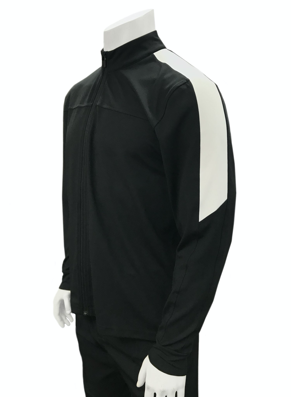 Smitty | BKS-234 | NCAA Approved Men's Basketball Jacket | Black with White Insert - Great Call Athletics