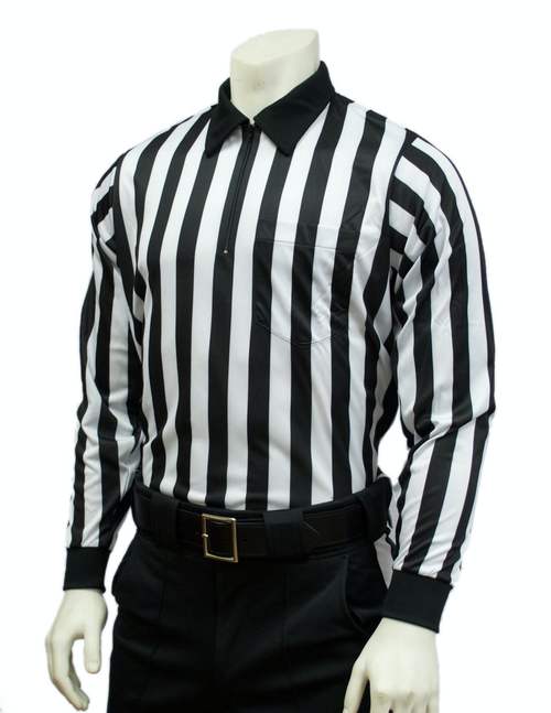 Smitty | FBS-112 | Elite Performance Interlock Long Sleeve Shirt | 1" Stripes - Great Call Athletics
